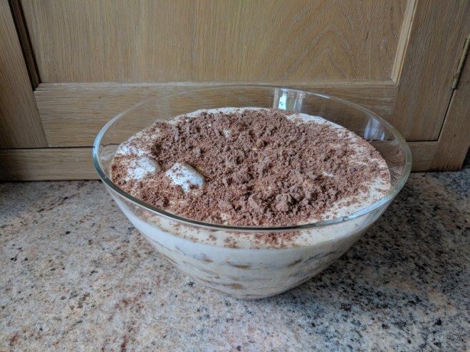 Tiramisu from above